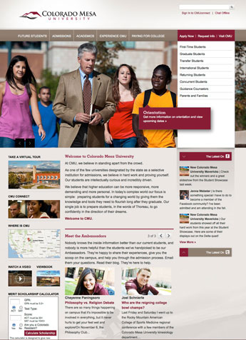 Future Students Home Page